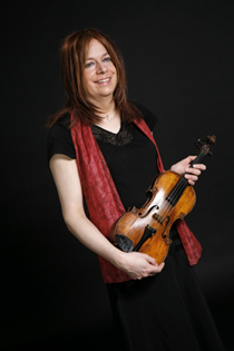 diana violin studio portrait