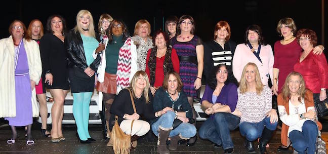 The ladies took time out from dancing to pose for a photo. Photo courtesy of Jennifer Bryant.