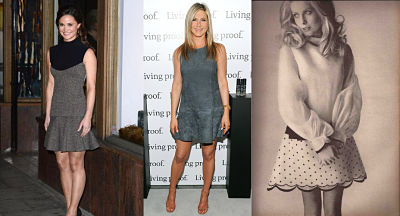 Todays  style icons in drop waist dress