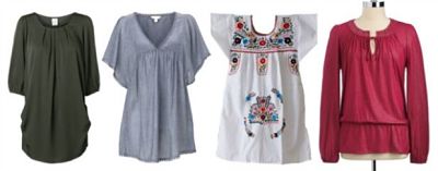 tunic t-shirts and blouses