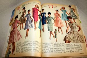 Dresses in a 1962 Sears Catalog.