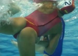 Water Polo wedgie.