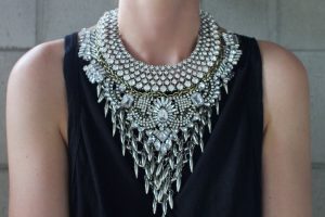 A "statement" necklace.