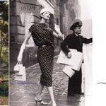 Marilyn Momroe and Minnie Mouse in polka dots and the Dior look in polka dots