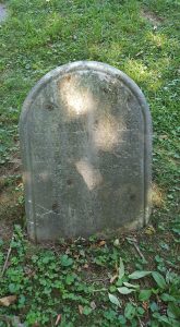 Illegible Grave Marker