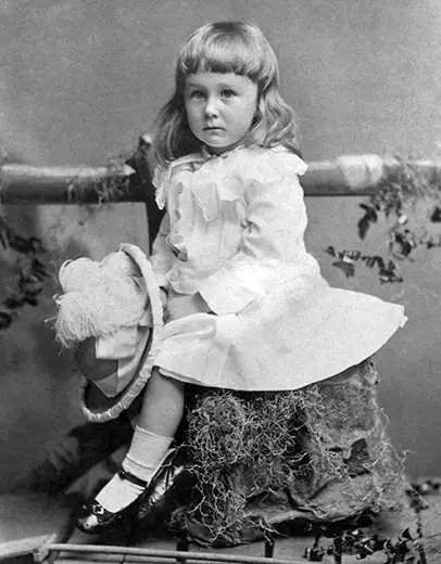 Franklin D Roosevelt as a small child